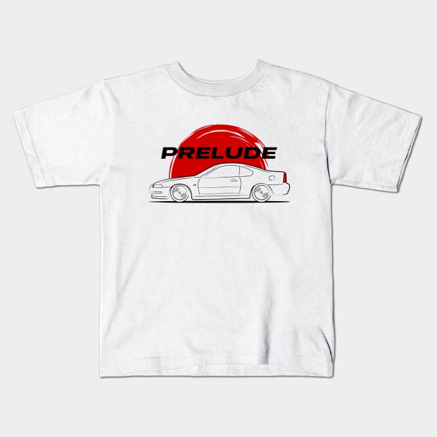 JDM Prelude Kids T-Shirt by turboosted